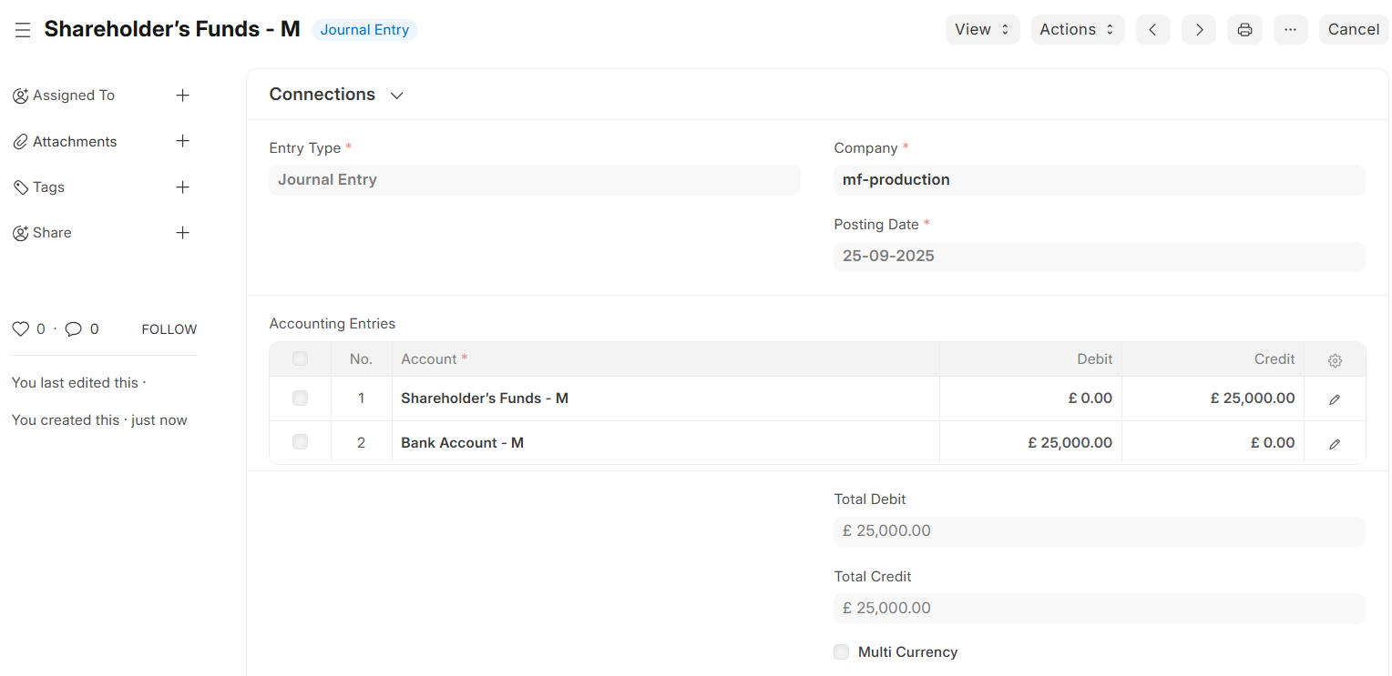 Accounting Entries