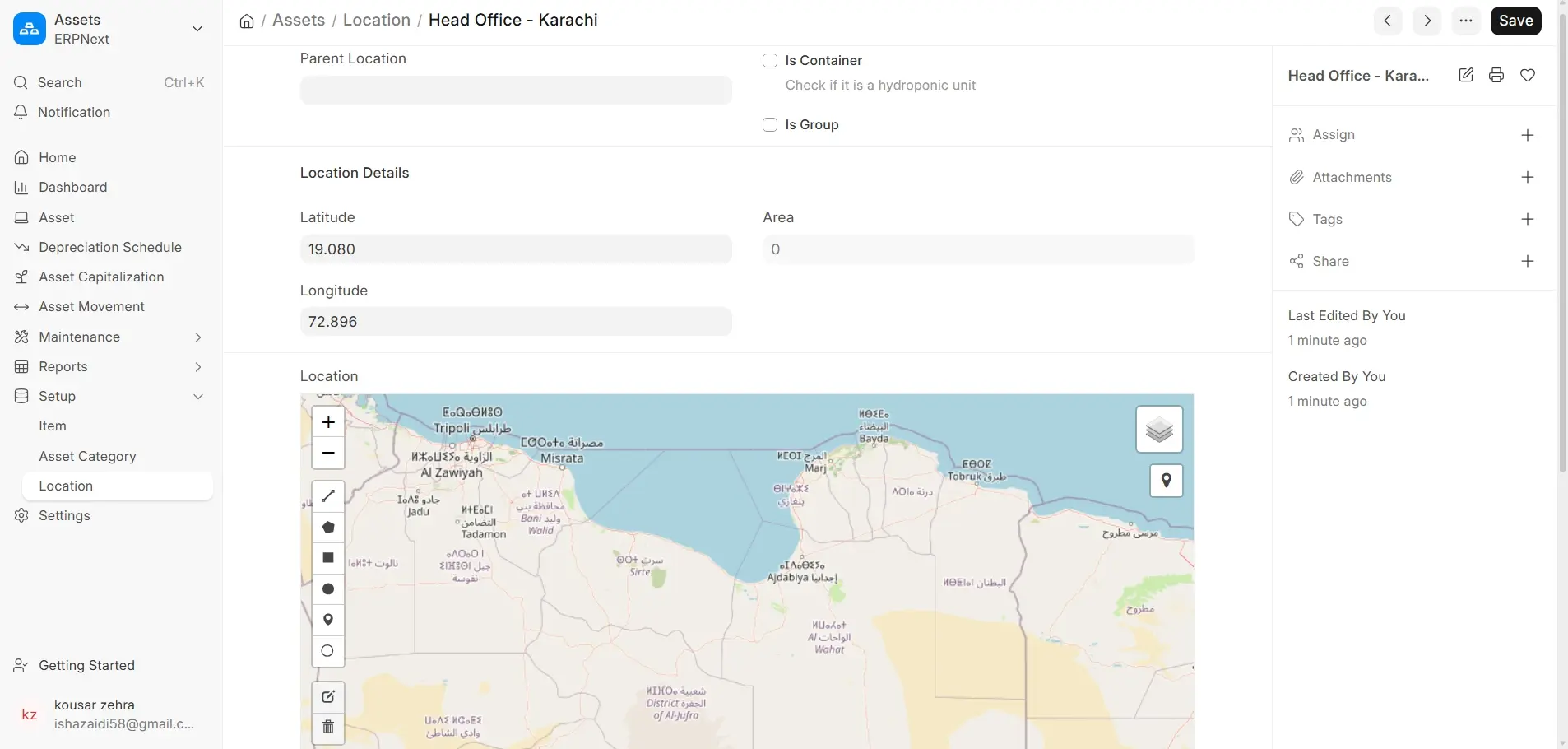 Asset Location 1