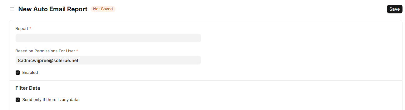 Auto Email Report