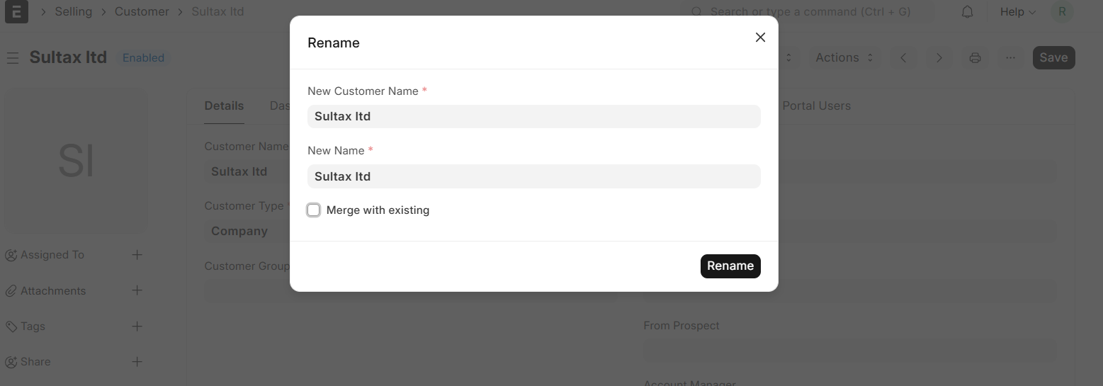 Bulk Renaming of Records