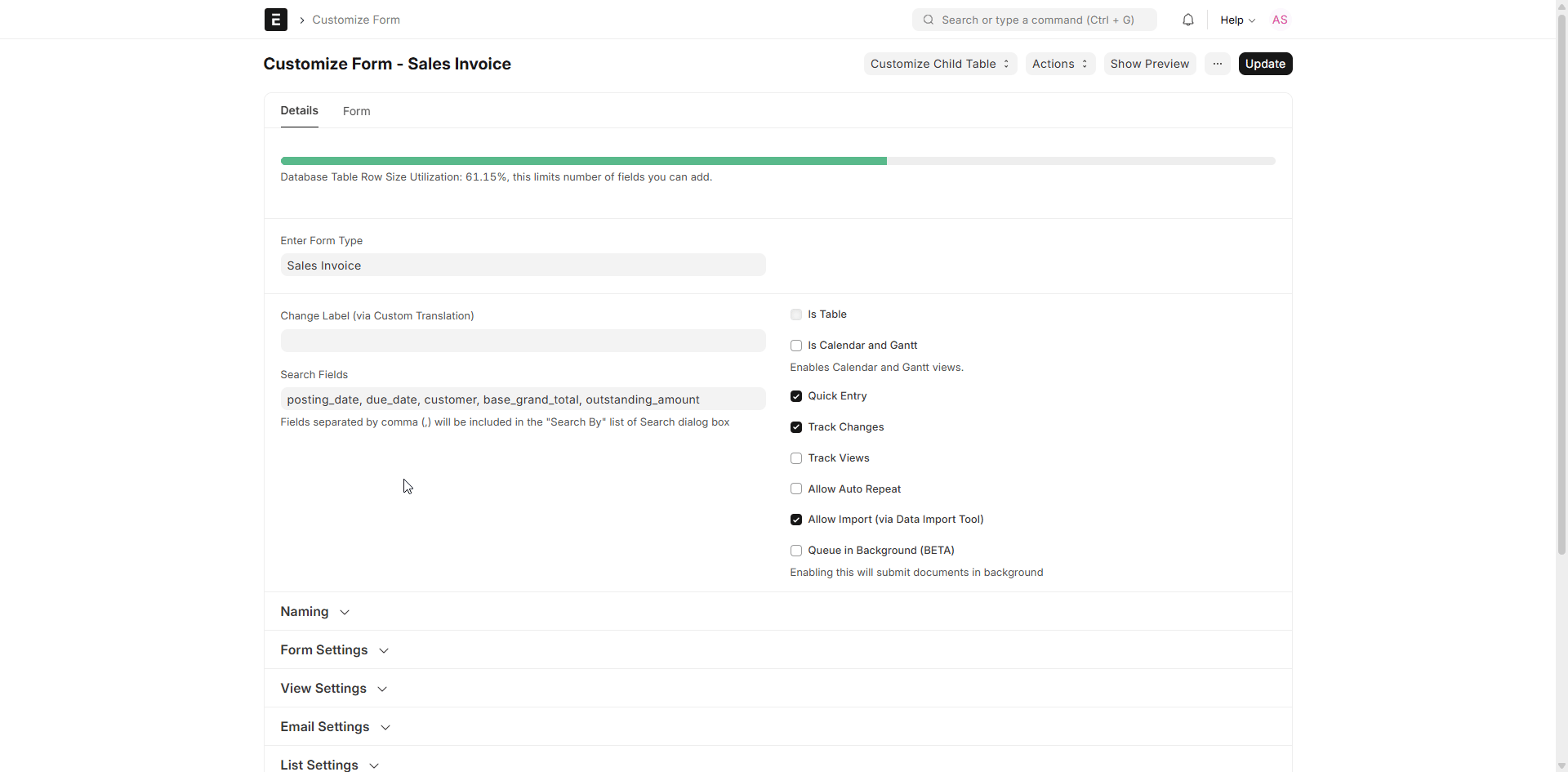 Field Level Permission Management