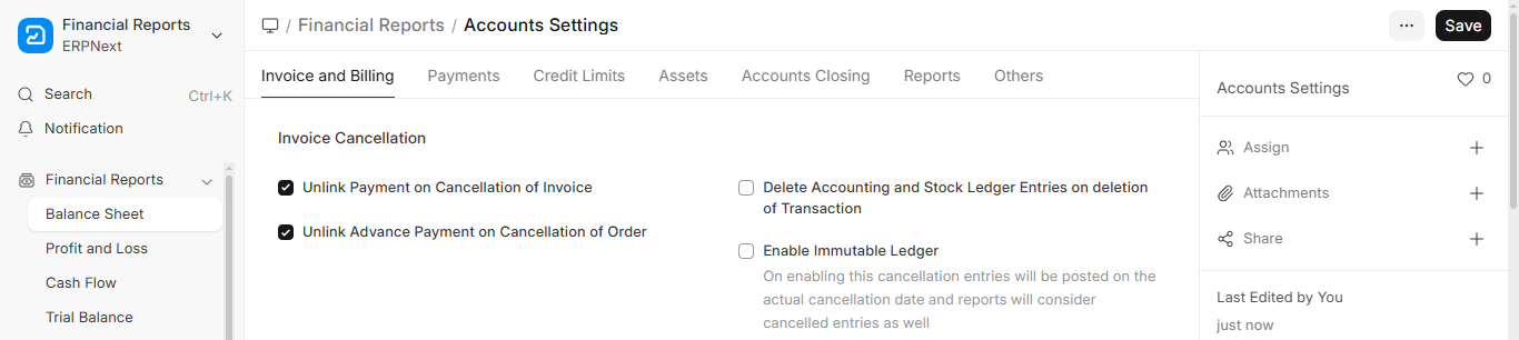 invoice cancellation