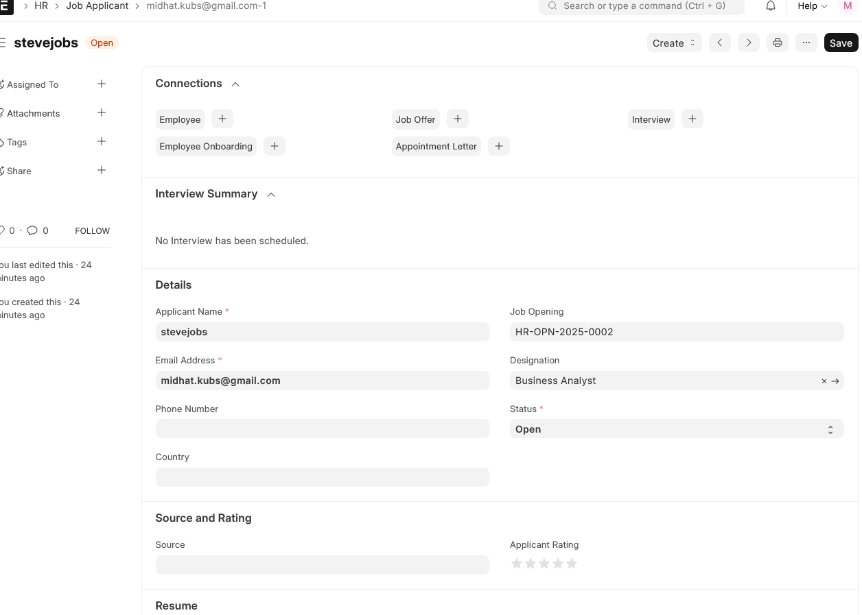 Job Applicant