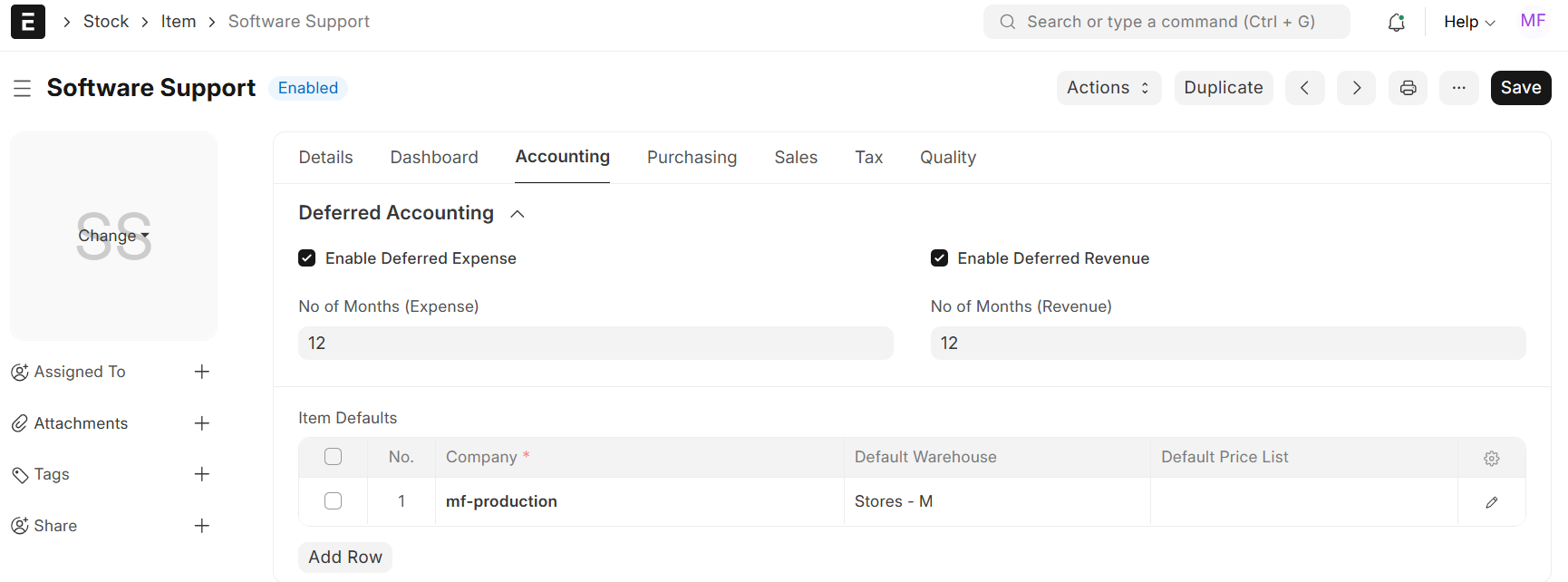 Process Deferred Accounting