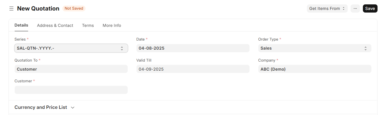 Sending Email from documents