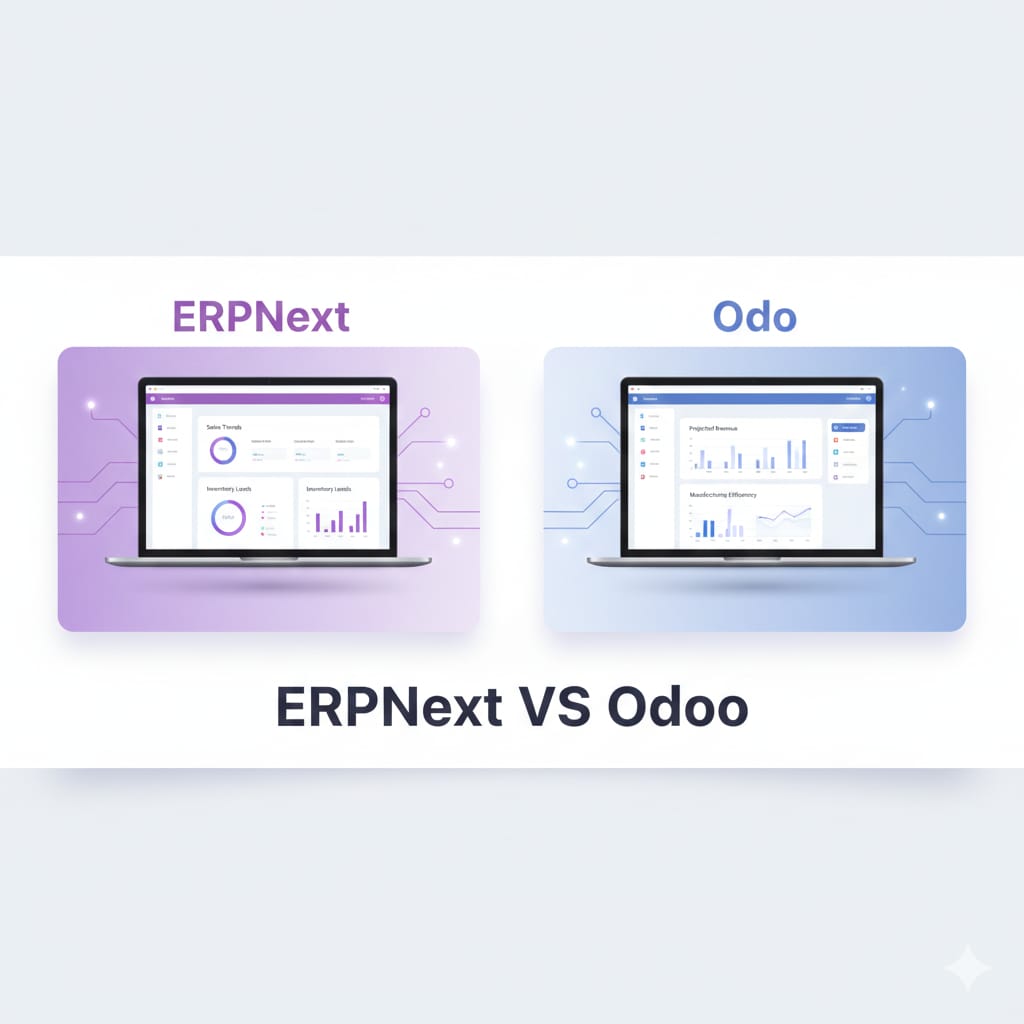 ERPNext vs Odoo: Detailed Comparison of Features & Pricing