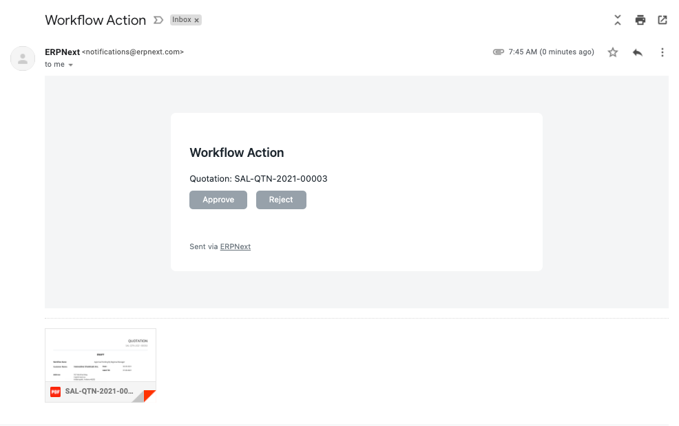 Workflow Actions